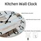 Wall Clock - 10 Inch Silent Non-Ticking Wooden Clocks Battery Operated - Country Retro Rustic Style Decorative for Living Room, Kitchen, Home,Bathroom, Bedroom, Laundry Room